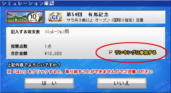 ランキング参加